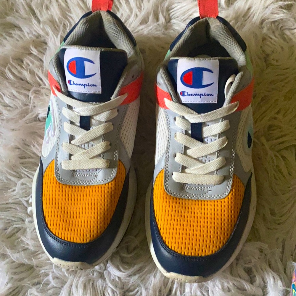 A pair of champions shoes